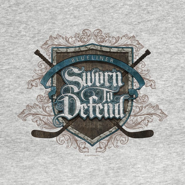 Sworn To Defend (Hockey Defenseman) by eBrushDesign